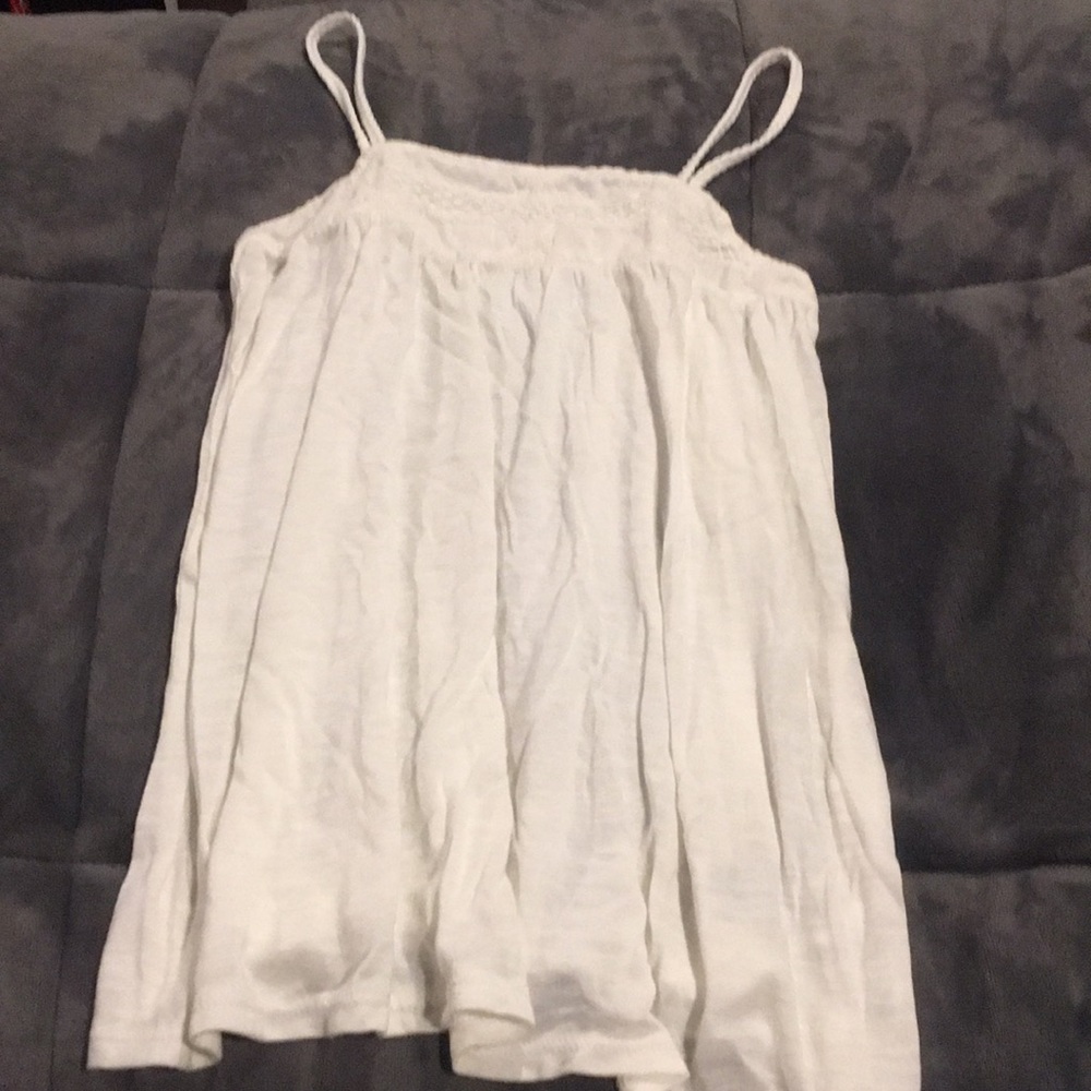 White cami tank top